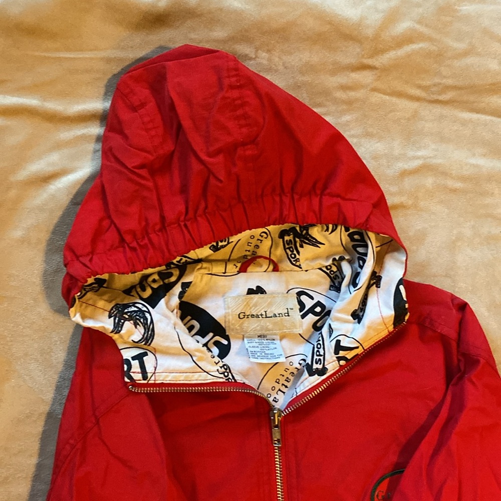 Great Land Outdoor rain jacket. Size 8 - Picture 5 of 9